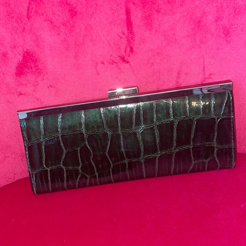 Forest Green Clutch